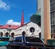 Iglesia Nuestra Señora de la Merced, San José, Costa Rica. 300D MERCEDES LANG W123